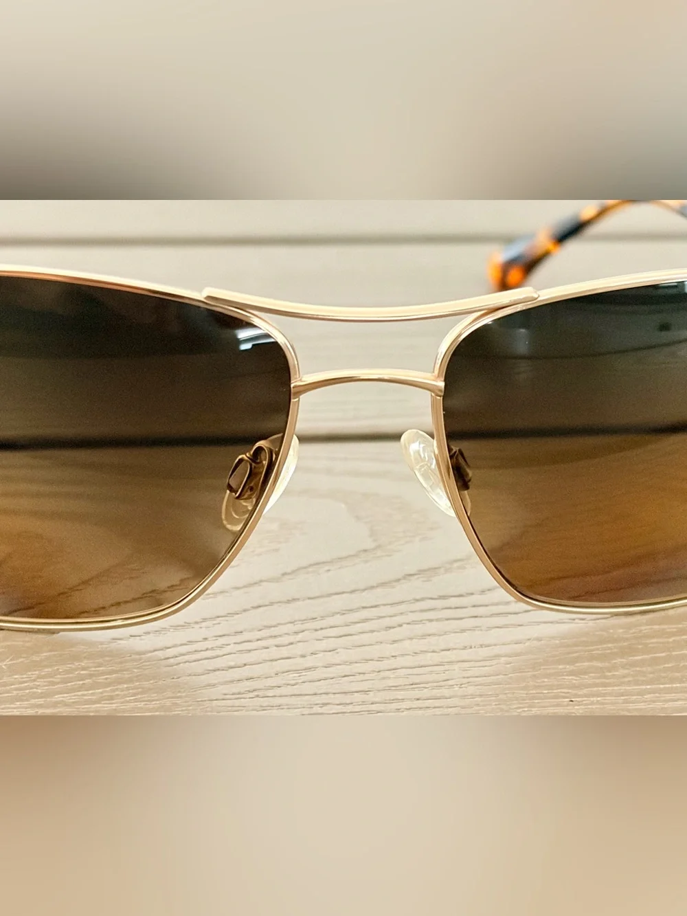 Maui Jim wiki Wiki Gold Frame Aviator Sunglasses